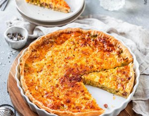 Quiche Lorraine mit Blätterteig